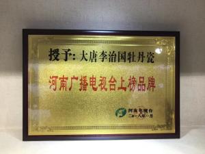 河南廣播電視臺上榜品牌